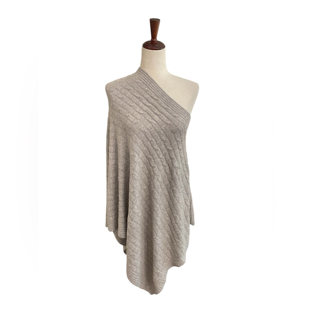 BAREFOOT DREAMS Cozychic Lite Asymmetrical Poncho One Size